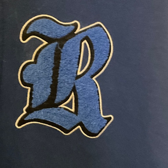 Blue and Gray Varsity Jacket - Picture 3 of 8